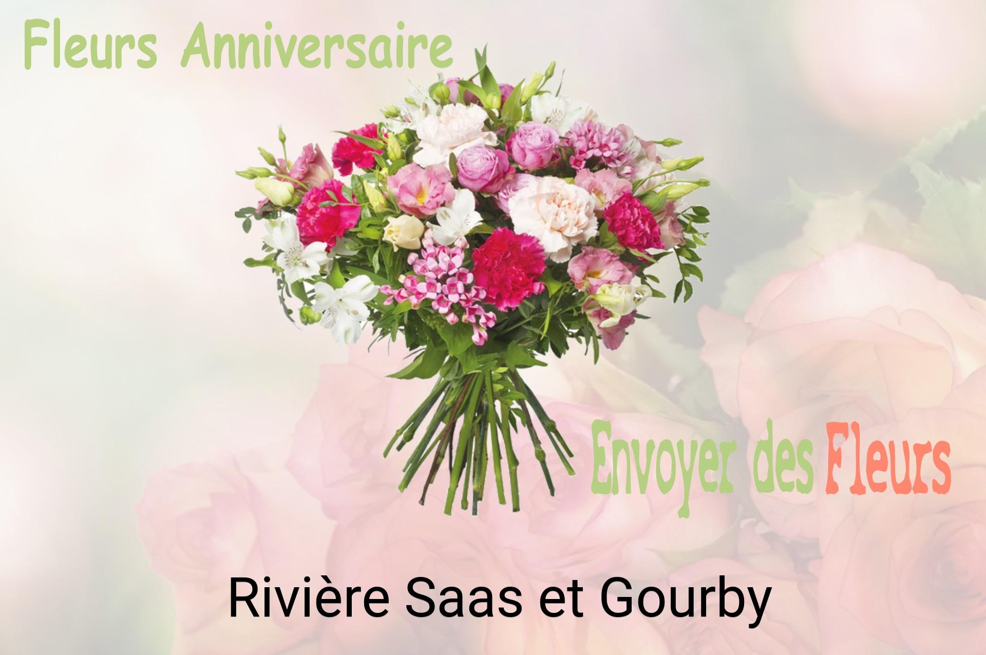 Bouquet de fleurs d’anniversaire livré à Rivière-Saas-et-Gourby