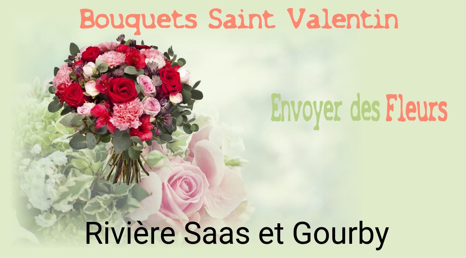 Roses de Saint-Valentin livrées à Rivière-Saas-et-Gourby
